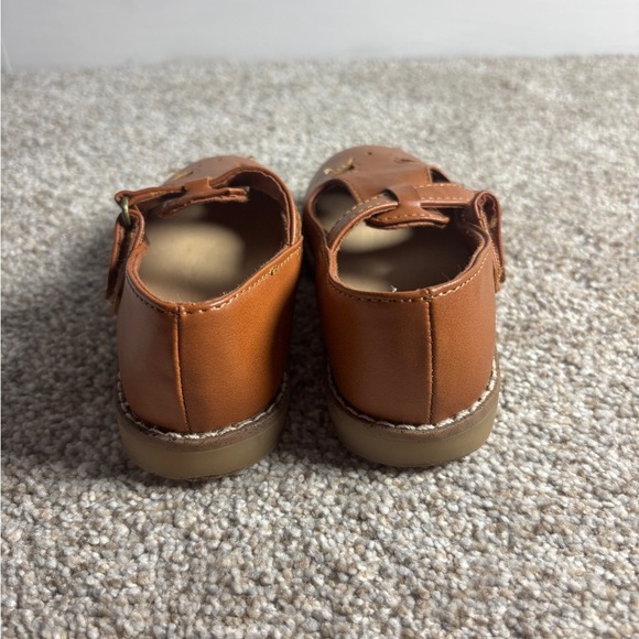 Zara Mary Jane shoes sz 22 toddler girl brown 5.5/6 fall neutral - Picture 5 of 6